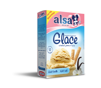 Poudre ALSA pour GLACE gout Vanille