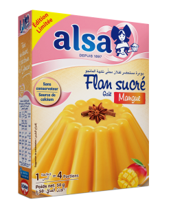 Flan sucré ALSA gout Mongue
